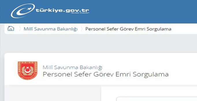 Sefer görev emri nasıl sorgulanır? e-Devlet sefer görev emri sorulama paneli