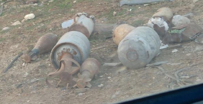 Suriye'de el yapımı patlayıcılar imha ediliyor