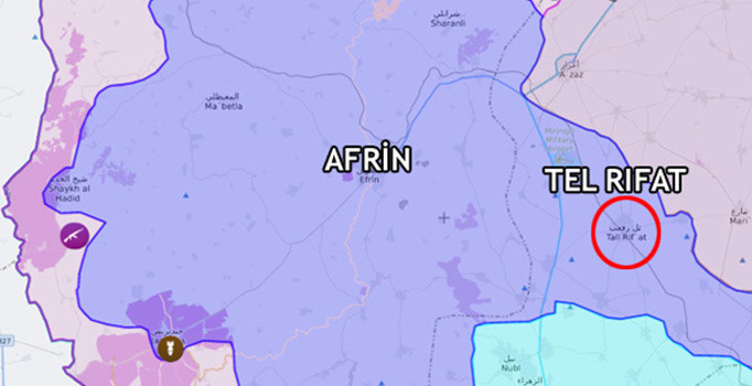 YPG Ruslarla Tel Rıfat'ta çatıştı