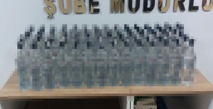 Çorum'da 86 şişe sahte rakı ele geçirildi