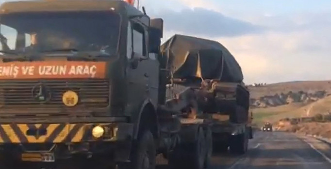 Suriye sınırına askeri sevkiyat