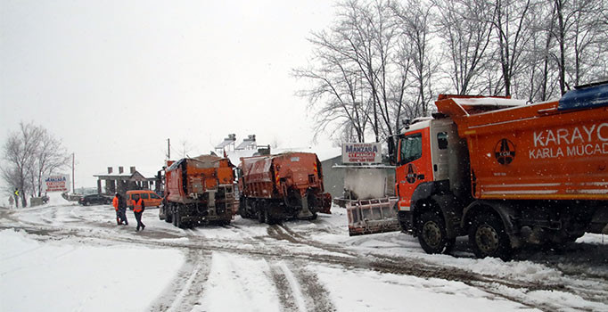 Bolu Dağı'nda kar alarmı