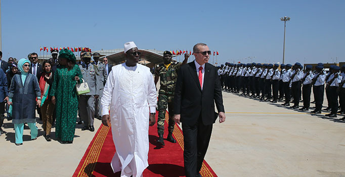Cumhurbaşkanı Erdoğan Senegal'den ayrılarak Mali'ye hareket etti