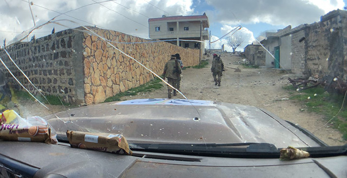 Son dakika! ÖSO, Raco'ya girdi, sıcak görüntüler geldi (Afrin Harekatı'nda son durum)