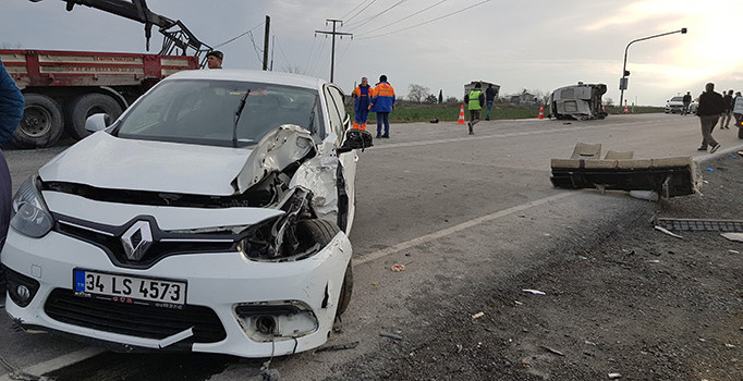 Hadımköy'de servis kaza yaptı: 1 öğrenci hayatını kaybetti