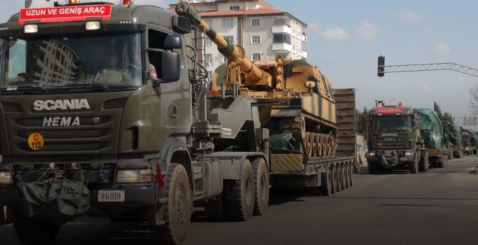 Suriye sınırına son yılların en büyük sevkiyatı