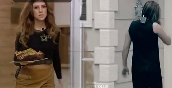 Kısmetse Olur evinde şok kavga Melis, Ceyda�nın yüzüne pasta