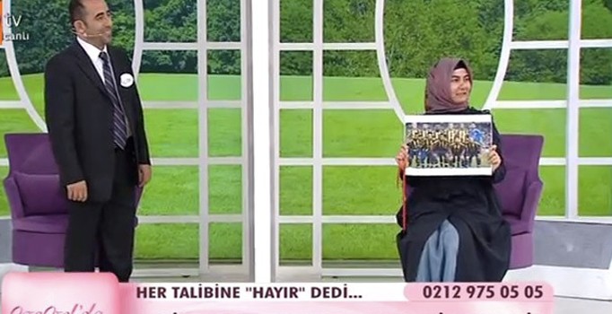 Gelin adayı Nevruz Hanım Fenerbahçe - Beşiktaş derbisi için Aziz Yıldırım'dan bilet istedi