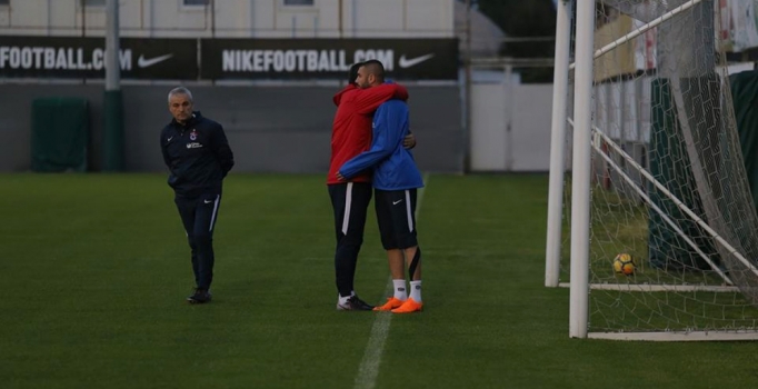 Trabzonspor antrenmanında gerginlik! Burak Yılmaz'ı zor sakinleştirdiler