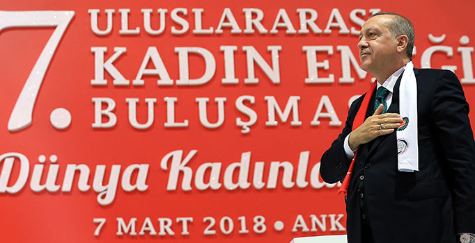 Erdoğan'dan 8 Mart Dünya Kadınlar Günü mesajı