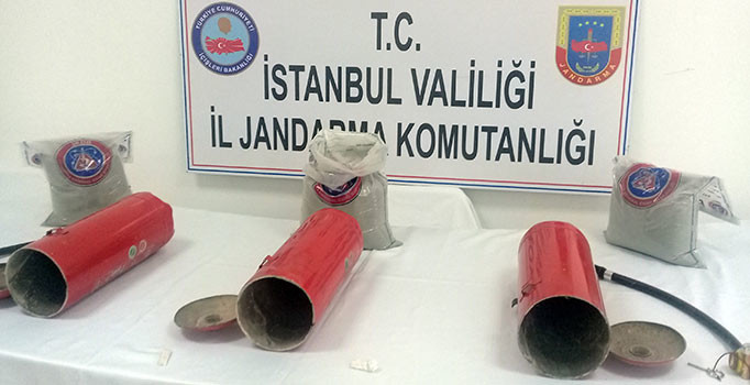 Uyuşturucuyu yangın söndürme tüpüne gizlemişler