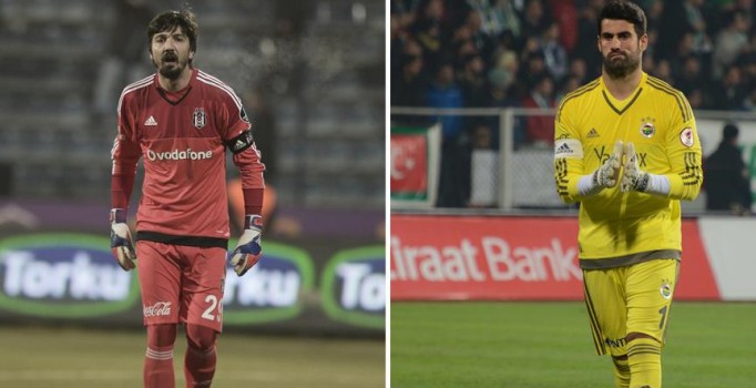 Fenerbahçe - Beşiktaş derbisinde gözler kalecilerde