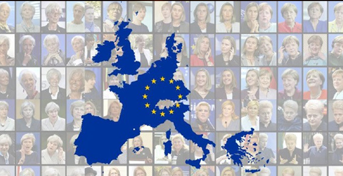 Kadının eli Avrupa’da