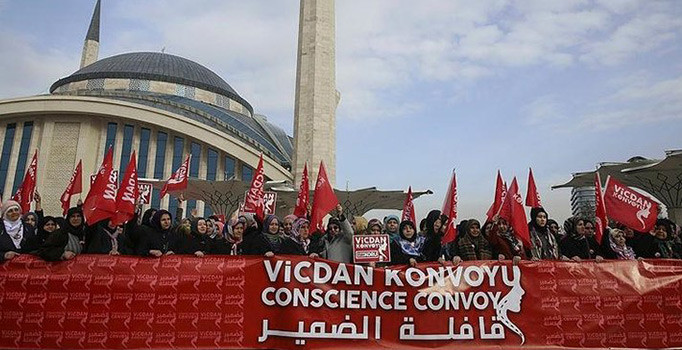 'Vicdan Konvoyu' Hatay'a ulaştı