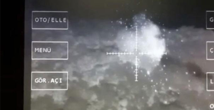 Raco'da mağarada pusu kuran teröristler tank atışıyla vuruldu