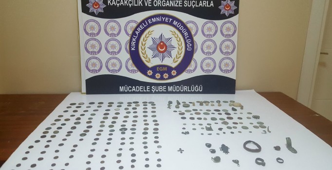 Kırklareli'nde tarihi eser kaçakçılığı operasyonu