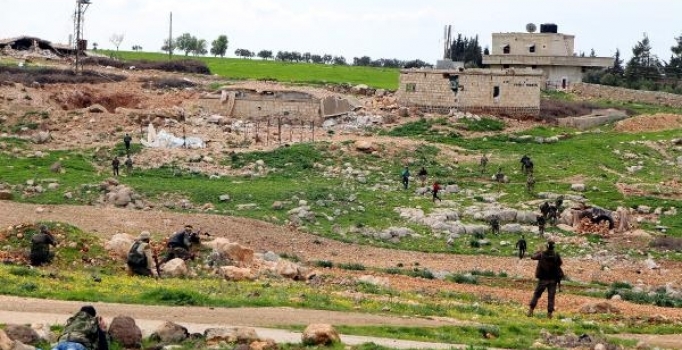 Afrin yakınındaki Halidiye köyü teröristlerden temizlendi