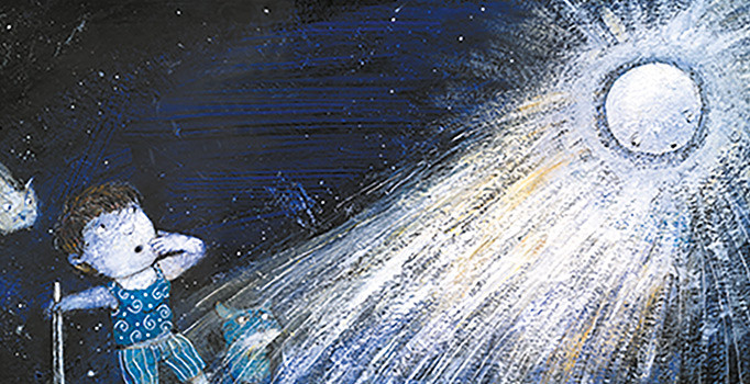 Ay’daki üzgün suratı görmeyen mi var?