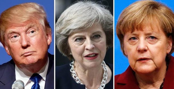 May, Trump ve Merkel ile telefonda görüştü
