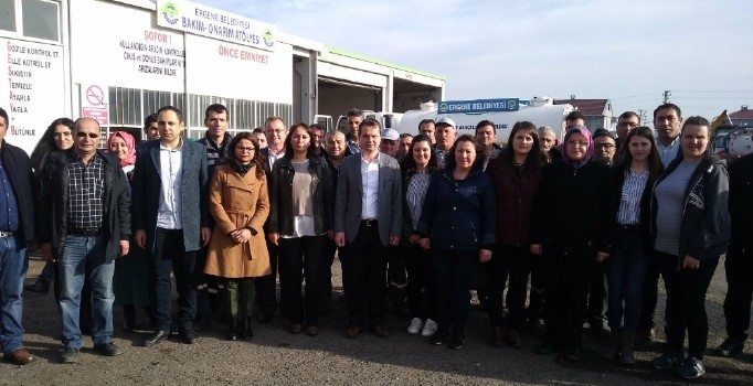 Ergene Belediyesi’nde taşeron işçilerin kadro sınavı yapıldı