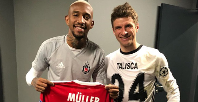 Bayern Münihli yıldız Müller Beşiktaş formasını giydi