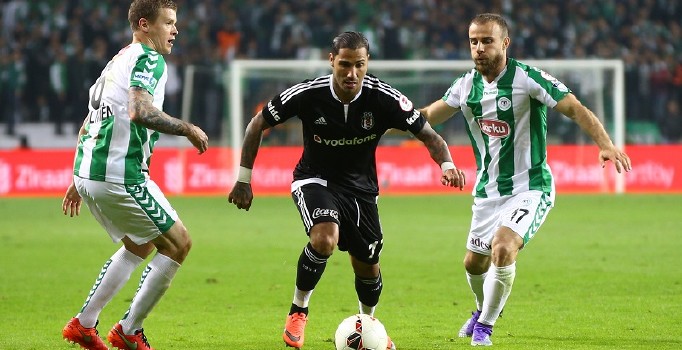 Konyaspor sahasında Beşiktaş'ı 1-0 yenerek Türkiye Kupası'nda yarı finale yükseldi