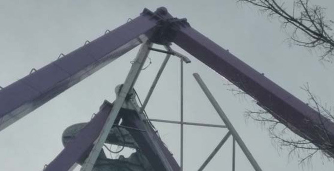 Ankara'da facia teğet geçti: Gondolun demir kolu koptu