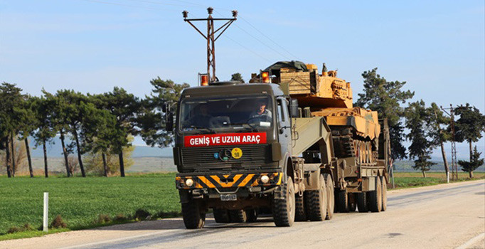 Suriye sınırına yeni askeri sevkiyat