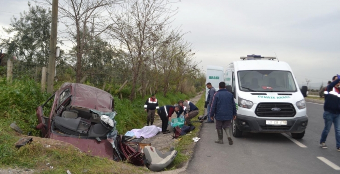 Manisa'da katliam gibi kaza: 1'i bebek 3 ölü