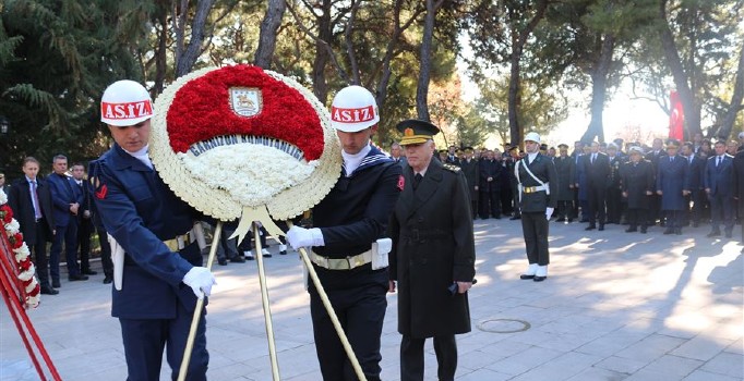 İzmir'de 18 Mart Şehitleri anma ve Çanakkale Zaferi anma töreni düzenlendi! 18 Mart Çanakkale Zaferi