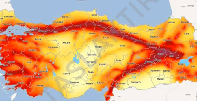 Türkiye'nin yeni deprem haritası: 52 il merkezinin tehlike değeri değişti