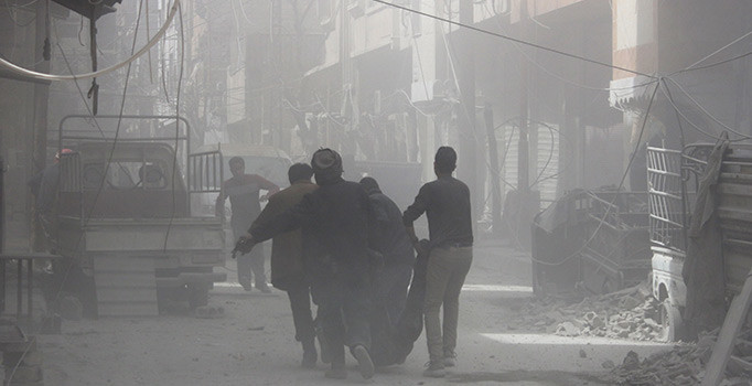 Doğu Guta'ya saldırı: Çok sayıda ölü ve yaralı var