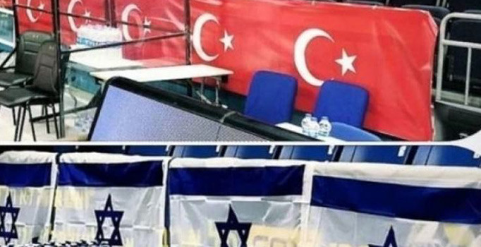 Fenerbahçe'den Maccabi'ye bayraklı gönderme