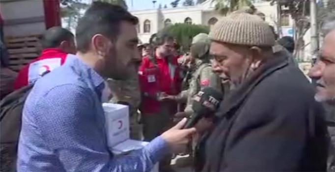 Terörden kurtarılan Afrinli sivil duygularını gözyaşlarıyla anlattı