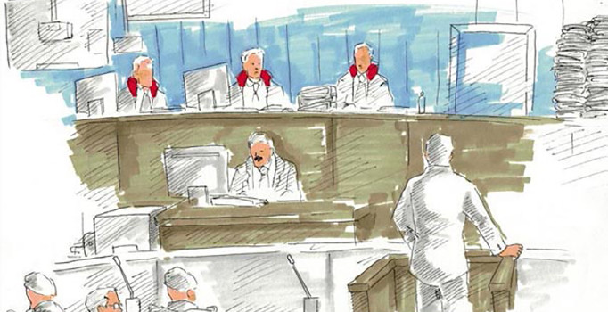 Mahkemede adalet şovu yapan sanığa hakimden cevap