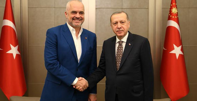 Cumhurbaşkanı Erdoğan, Arnavutluk Başbakanı Rama'yı kabul etti