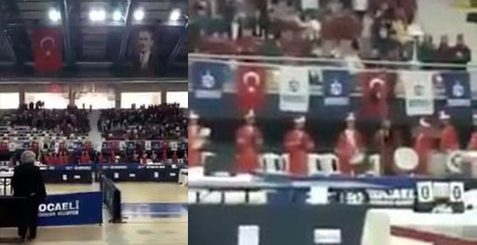 Kocaeli'de Mehter takımına İstiklal Marşı soruşturması