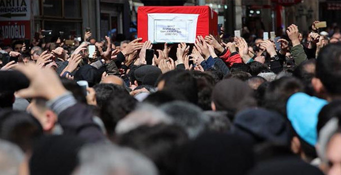 Şehit Jandarma Uzman Çavuş Çetin son yolculuğuna uğurlandı
