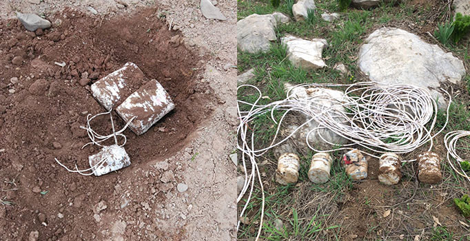 Irak sınırında kritik operasyon: 15 EYP imha edildi