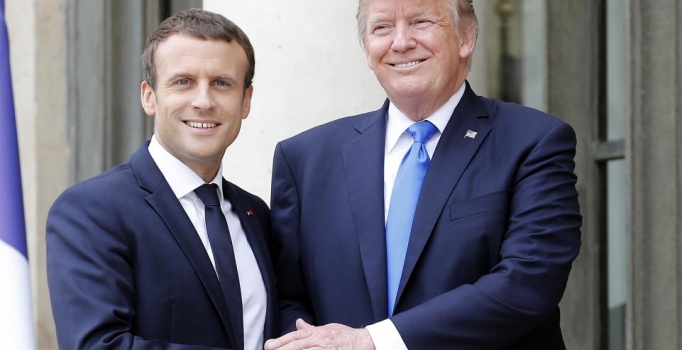 Trump, Macron'u aradı: Türkiye ile ilişkiler geliştirilmeli