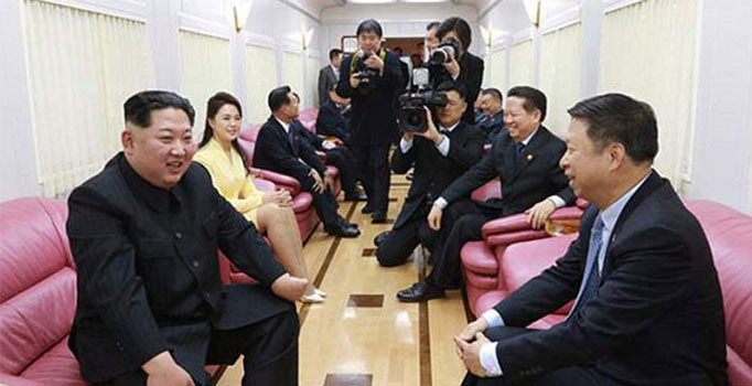 Kim Jong-un'un gizli treninin içinde ilk fotoğraf