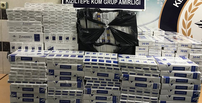 Mardin'de kaçak sigara operasyonu: 7 bin paket ele geçirildi