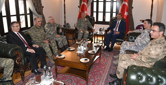 Son dakika! Org. Akar kuvvet komutanlarıyla birlikte Elazığ'da
