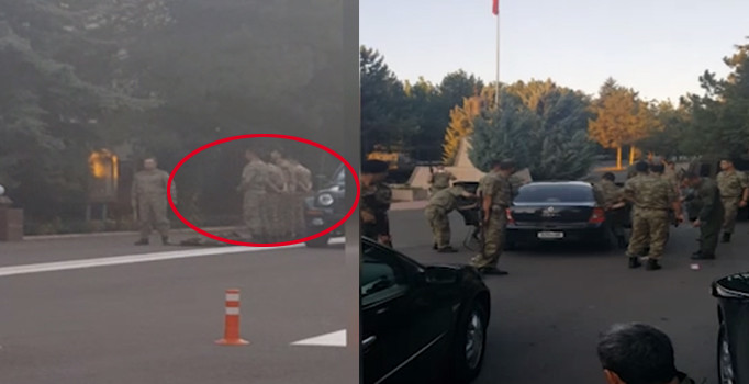 Darbeci generali selamlayarak teslim olmuşlar