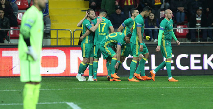 Kayseri'de Fenerbahçe şov: 0-5