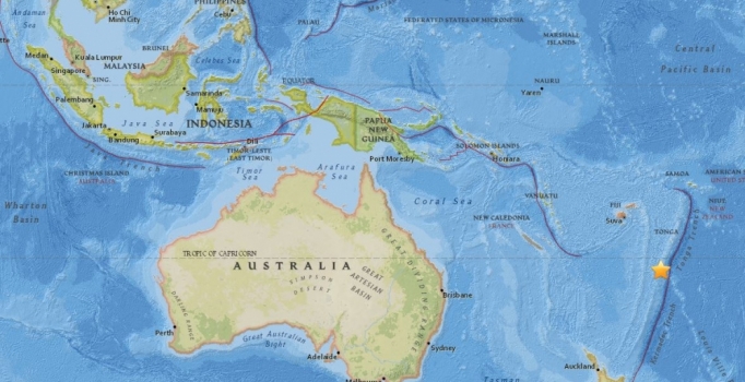 Tonga’da 6.1 büyüklüğünde deprem