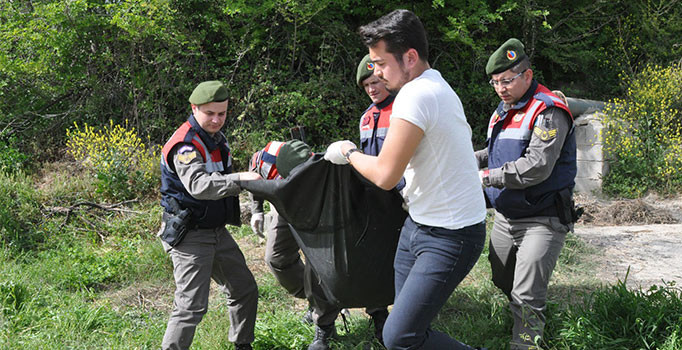 Su kuyusunda, yakılmış ceset bulundu