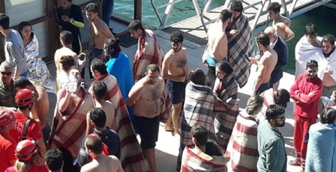 Fethiye’de su alan teknedeki 71 öğrenci kurtarıldı! Muğla haber