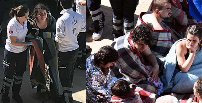 Son dakika! Fethiye'de batan teknedekiler kurtarıldı