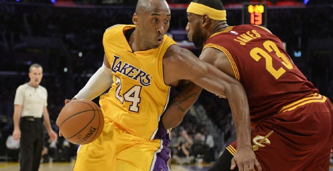LeBron James son kez karşılaştığı Kobe Bryant'ı devirdi